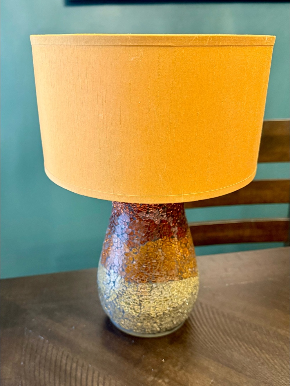 PartyLite Siena Lights Multi Tealight Lamp Mosaic Glass Candle Holder